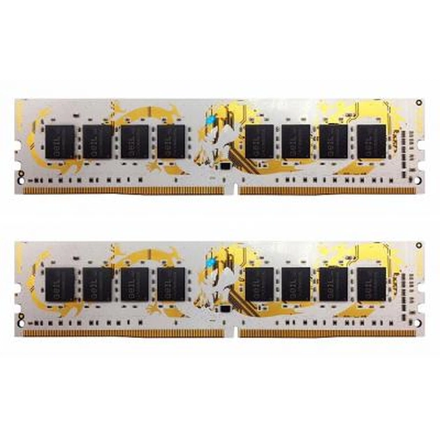 Модуль пам'яті для комп'ютера DDR4 32GB (2x16GB) 2400 MHz Dragon White Geil (GWB432GB2400C16DC) - изображение 1
