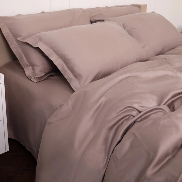 Постільна білизна MirSon Tencel №08 Beige 2x160x220 Сімейний Євро (2200009637179) - picture 10