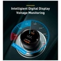 Зарядний пристрій Baseus Superme Digital Display PPS Dual Quick Charger Car Charger black (TZCCZX-01) - уменьшенное изображение 10