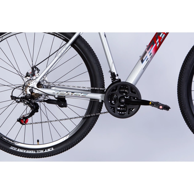 Велосипед Space 29" PHAETON DD FR рама-18" AL 2026 сріблясто-червоний (OPS-SP-29-181) - изображение 5