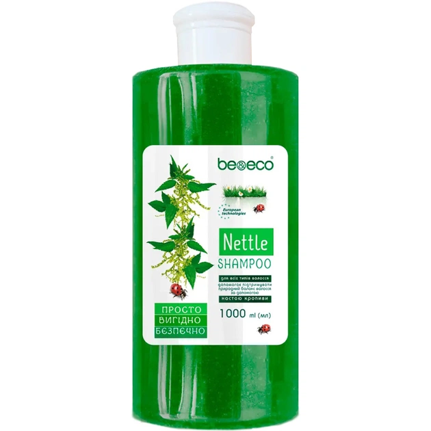 Шампунь Be&Eco Крапива 1 л (4820168433504) - изображение 1