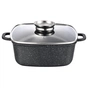 Каструля Gusto квадратна покриття Marble 4,4 л (GT-2504-24) - зменшене зображення 1