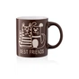 Чашка Ardesto Best friends 330 мл Brown (AR3471BR) - зменшене зображення 1