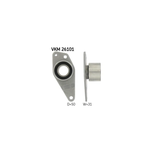 Ролик натягувача ременя SKF VKM 26101 зображення 1