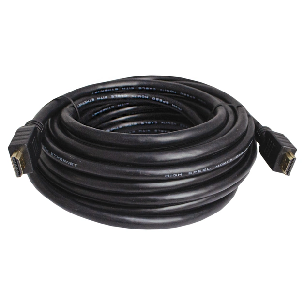 Кабель мультимедийный HDMI M to HDMI M 10.0m V2.0 4K60Hz black Patron (PN-HDMI-2.0-10) - изображение 1