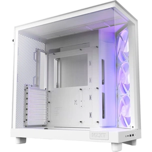 Корпус NZXT H6 Flow RGB All White (CC-H61FW-R1) зображення 1