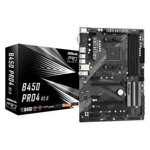 Материнська плата ASRock B450 Pro4 R2.0 зображення 1