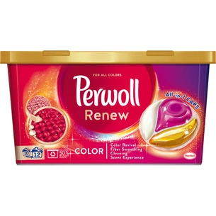 Капсули для прання Perwoll Renew Color для кольорових речей 12 шт. (9000101569537) зображення 1