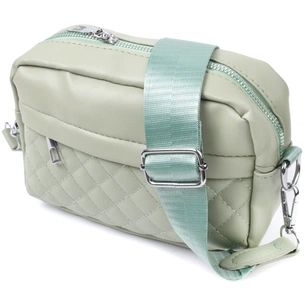 Сумка Vintage Жіноча крос-боді з монетницею з екошкіри Фісташкова (22797) зображення 1