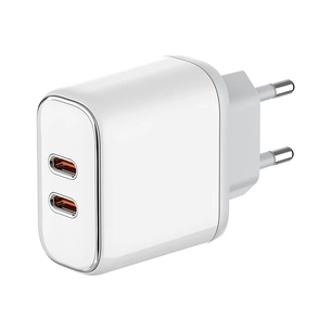 Зарядний пристрій ColorWay Power Delivery Port PPS USB (Type-C PD + Type-C PD) (40W) white (CW-CHS048PD-WT) зображення 1