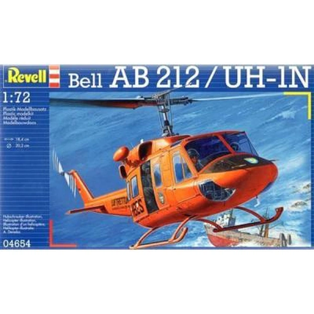 Збірна модель Revell Вертоліт Bell AB 212 1:72 (4654) - изображение 1