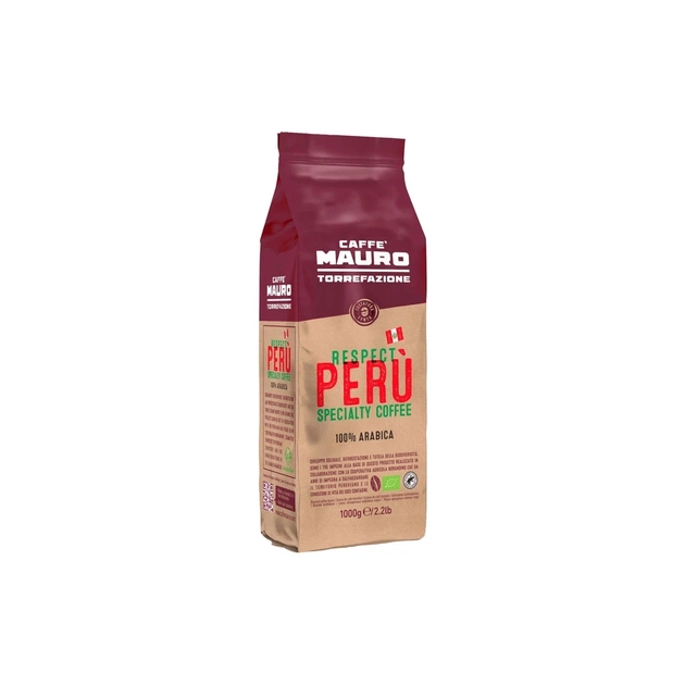 Кофе MAURO Peru 100% Arabica Organic в зернах 1 кг (8002530146021) - изображение 1