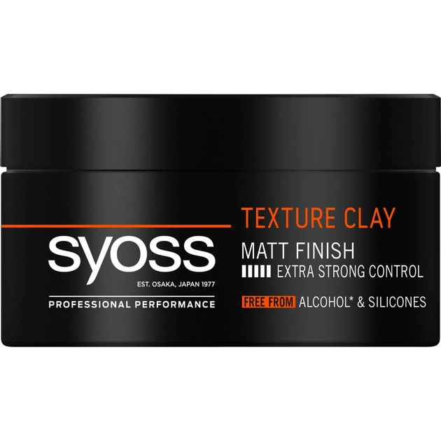 Глина для волосся Syoss Texture Clay (Фіксація 5) 100 мл (9000101208580) - зображення 1