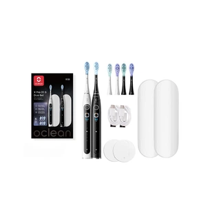 Електрична зубна щітка Oclean X Pro 20 S Duo Set White+Black (6970810556919) зображення 1