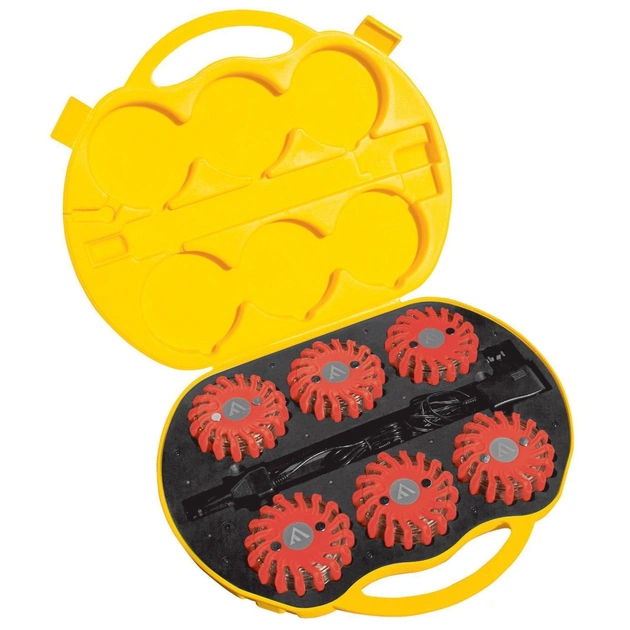 Ліхтар Mactronic Комплект M-Flare (65 Lm) Red Magnet Synch Recharg 12/220V (PSD0017) (DAS303751) - зображення 1