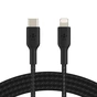 Дата кабель USB-C to Lightning 2.0m Belkin (CAA004BT2MBK) - уменьшенное изображение 1