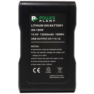 Акумулятор до фото/відео PowerPlant Sony AN-190W, 13200 mAh (DV00DV1418) зображення 1