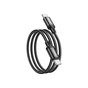 Дата кабель USB-C to USB-C 1.0m Wind 60W X89 black HOCO (6931474784384) - зменшене зображення 4