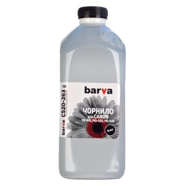 Чернила Barva CANON PGI-520/PG-510 BLACK 1кг (C520-263) - изображение 1