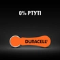 Батарейка Duracell для слухових апаратів розмір 13, 6 шт. в упаковці (5004322) - уменьшенное изображение 7