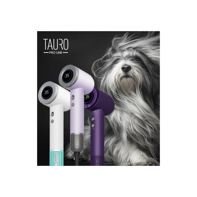 Фен для тварин Tauro Pro Line з технологією генерації негативних іонів з вилкою ЄС білий (TPL70274) - picture 3