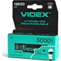 Аккумулятор 18650 3000mAh Li-Ion, protect, color box/1шт Videx (18650-P/3000/1CB) - уменьшенное изображение 2