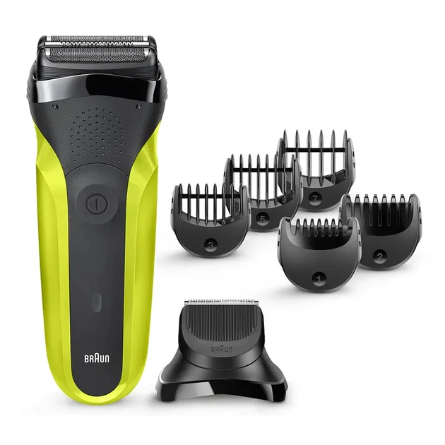 Електробритва Braun Series 3 300BT 5408 black/green - зображення 1