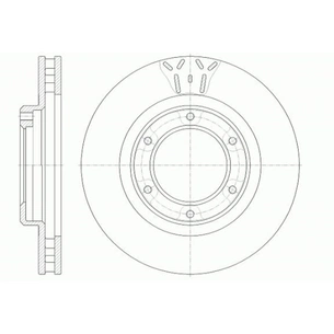 Гальмівний диск REMSA 6507.10 зображення 1