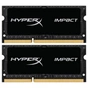 Модуль пам'яті для ноутбука SoDIMM DDR3L 16GB (2x8GB) 1866 MHz HyperX Impact Black Kingston Fury (ex.HyperX) (HX318LS11IBK2/16) - зменшене зображення 1