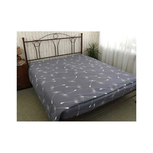 Простирадло Руно бязь Fly Grey 143х215 см (71.114Б_Fly grey) - изображение 1