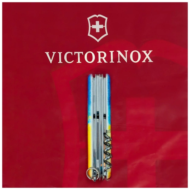 Ніж Victorinox Huntsman Ukraine 91 мм Жовто-синій малюнок (1.3713.7_T3100p) - зображення 8