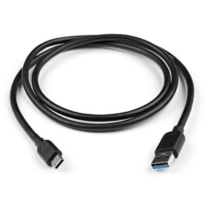 Дата кабель USB 3.0 AM to USB-C 1.0m Vinga (VCPDCAM30TC1BK) зображення 1