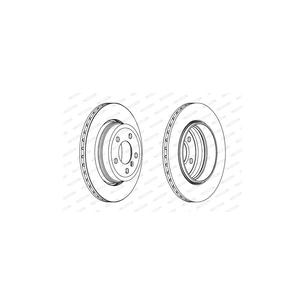 Гальмівний диск FERODO DDF1297C-1 зображення 1