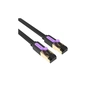 Патч-корд 15м, UTP cat 7 RJ-45 flat black Vention (ICABN) - зменшене зображення 2