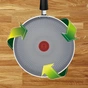 Сковорода Tefal Halo EUCALYPTUS, 25см, алюміній, бакеліт, сірий (G0163802) - зменшене зображення 5