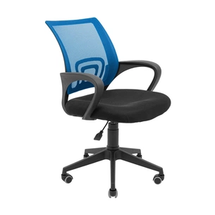 Офісне крісло Richman Спайдер Ю Пластик Піастра Сітка чорна + синя (ADD0003024) зображення 1