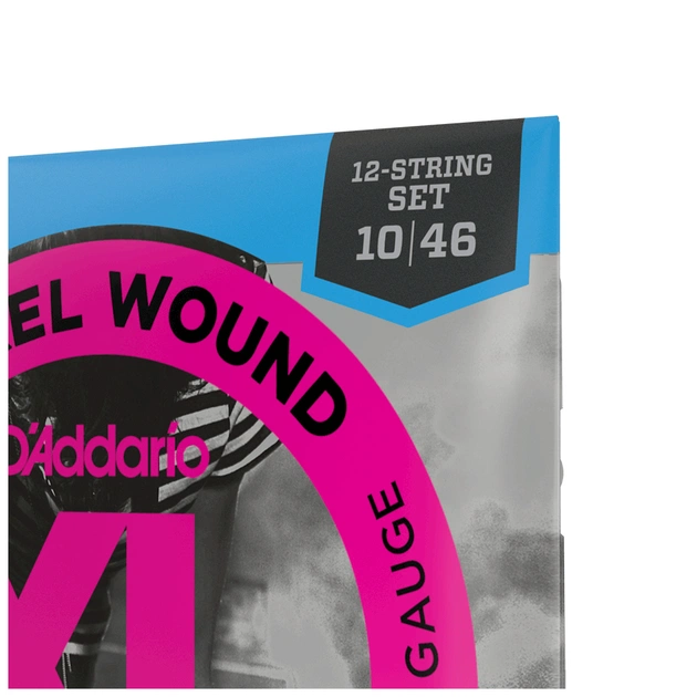 Струни для гітари D'Addario XL Nickel Wound Regular Light 12-String (10-46) (EXL150) - picture 4
