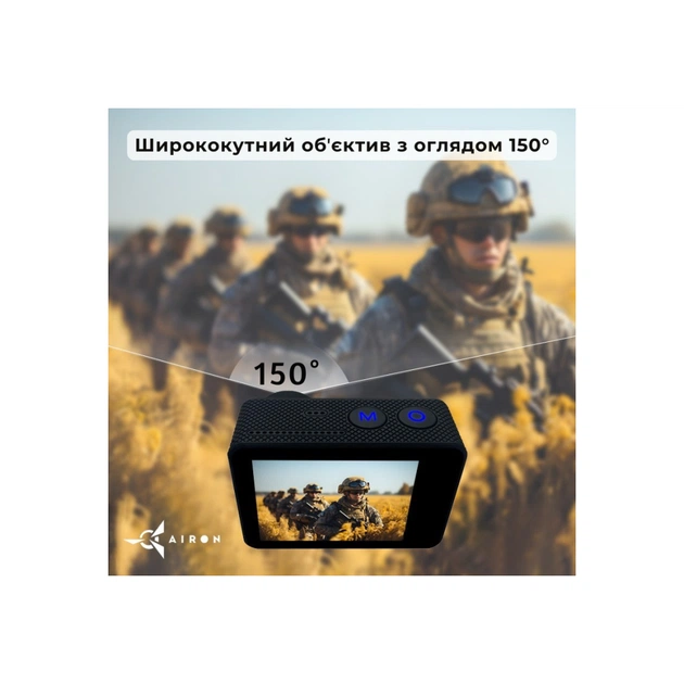 Екшн-камера AirOn ProCam 7 Black Tactical Helm Kit (4822356754511) - picture 10
