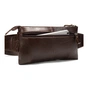Сумка Vintage Поясна чоловіча Коричнева (14897) - зменшене зображення 8