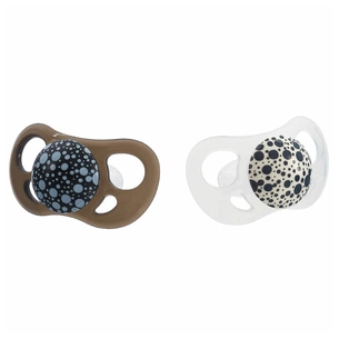 Пустушка Twistshake Black White (2шт) 6+ міс, силіконова (78092) зображення 1