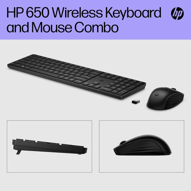 Комплект HP 650 Wireless UA Black (4R013AA) - picture 6