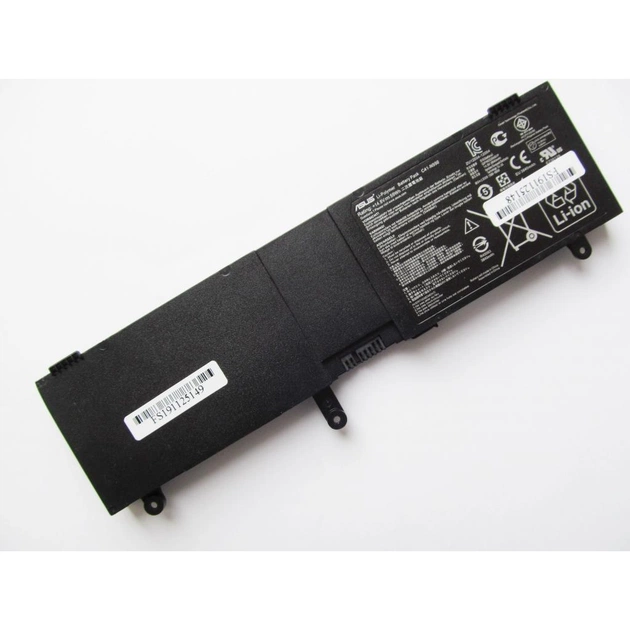 Акумулятор до ноутбука ASUS N550 C41-N550, 3840mAh (59Wh), 4cell, 14.8V, Li-ion (A47479) - зображення 1