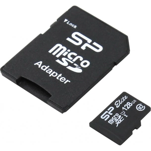 Карта пам'яті Silicon Power 128Gb microSDXC class 10 (SP128GBSTXBU1V10SP) зображення 1