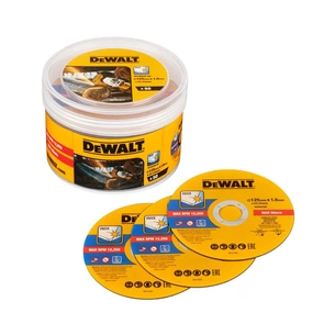 Круг відрізний DeWALT FASTCUT, 125x1x22,23 мм., 50 шт, бокс (DT20598) зображення 1
