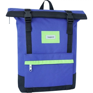 Рюкзак для ноутбука Bagland 15" Holder 25L, roll top, 0051666, blue/black (1065919121) зображення 1