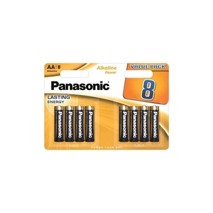 Батарейка AA Alkaline Power лужна 8pcs Blister Panasonic (LR6T/8B) зображення 1