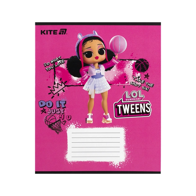 Зошит Kite LOL, 12 аркушів, коса лінія (LO25-235) - picture 6