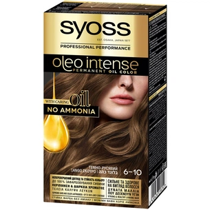 Фарба для волосся Syoss Oleo Intense 6-10 Темно-Русявий 115 мл (8410436218252) зображення 1