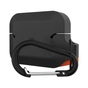 Чохол для навушників UAG для Airpods Pro Silicone Black/Orange (10225K114097) - зменшене зображення 9