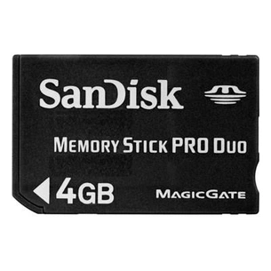 Карта пам'яті SanDisk 4Gb MS Pro Duo (SDMSPD-004G-B35) зображення 1